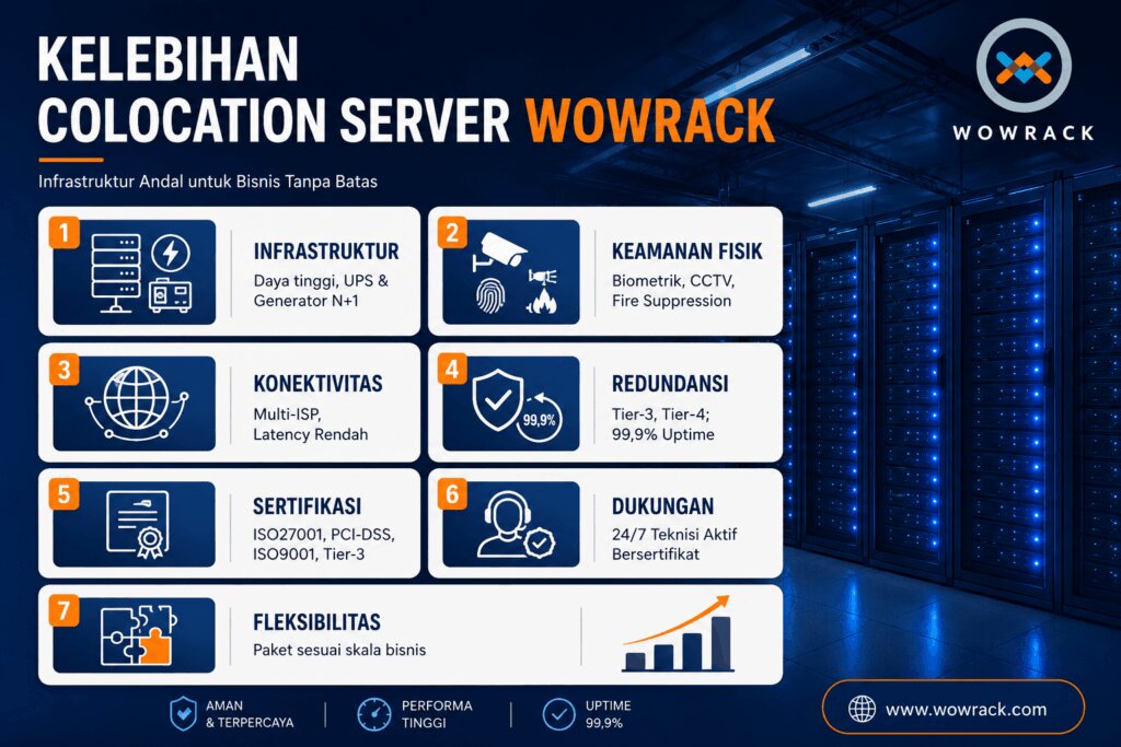 Kelebihan colocation Wowrack terbaru