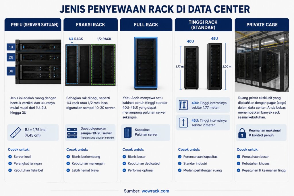 ukuran rak colocation