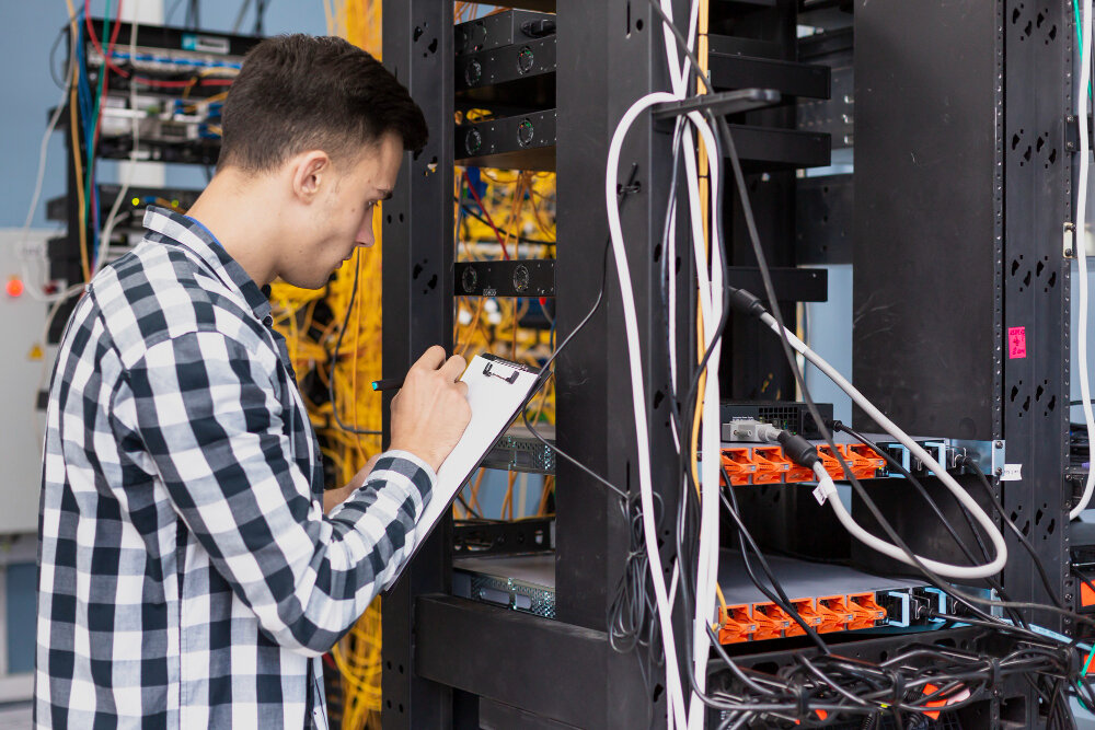contoh gambar rack server