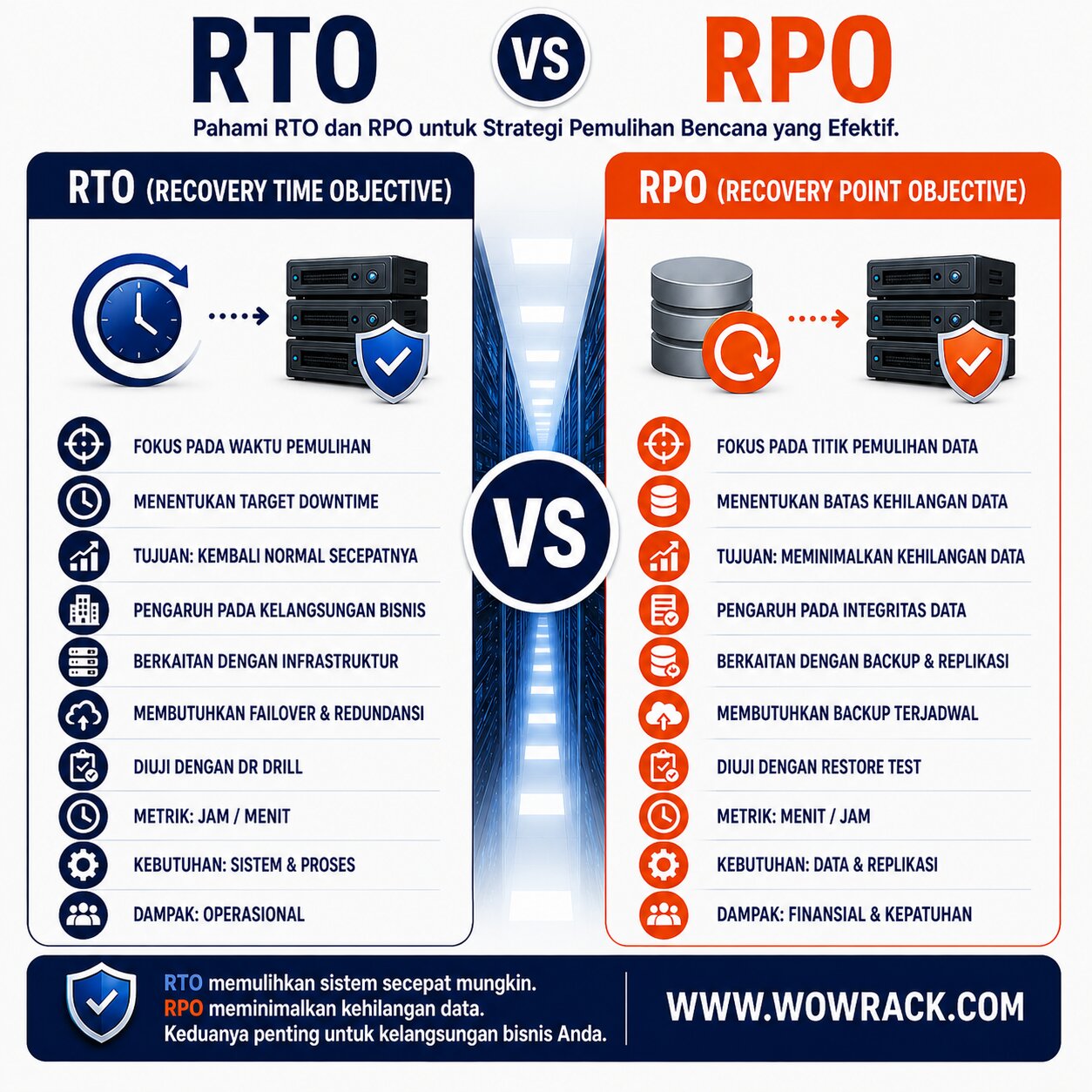 Beda RTO dan RPO
