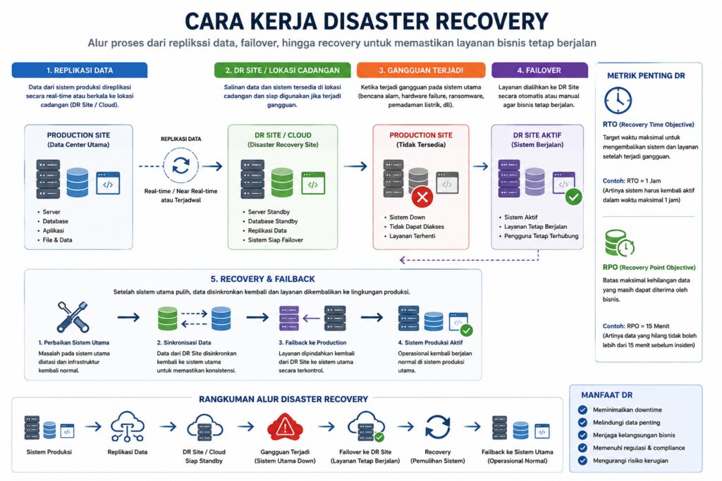 Cara kerja disaster recovery