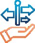 Icon of Clear guidance in plain language 