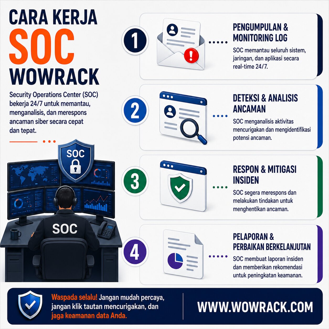 cara kerja soc