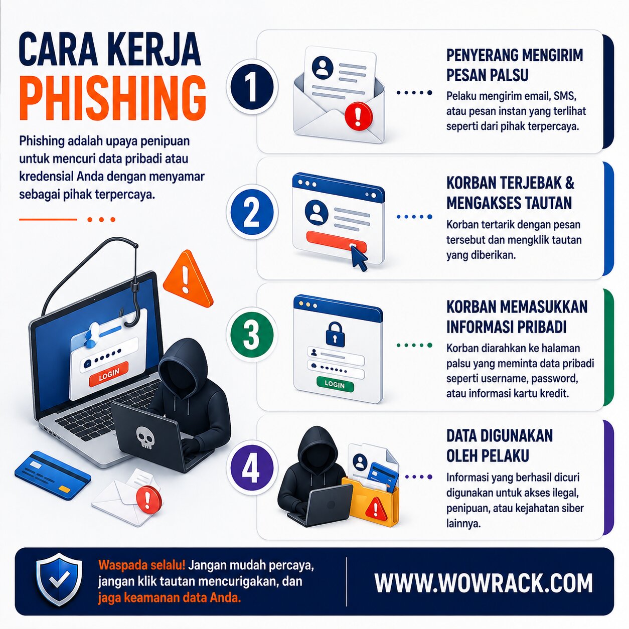 apa itu phishing, cara kerja dan ciri cirinya